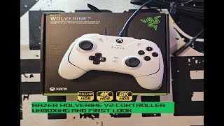 RAZER WOLVERINE V2 CONTROLLER UNBOXING AND FIRST LOOK [upl. by Uohk]