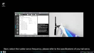 DJI Ace Waypoint AssistantTail Gyro Setting [upl. by Airrat]