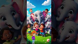 kidoospecial quotFive Elephants Song  Fun Nursery Rhyme for Kids  Learn to Countquot [upl. by Llednahc631]