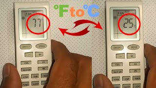 Convert from Fahrenheit to Celsius in an air conditioner [upl. by Schofield]