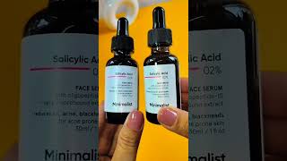 Minimalist Salicylic acid serum Unboxing💓Best Serum For Acne prone Skin✅shortsminimalistserum [upl. by Aniraz]