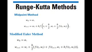 Numerical Methods 12  RungeKutta Methods to Solve ODE [upl. by Amluz732]