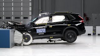 2024 Honda CRV updated moderate overlap IIHS crash test [upl. by Swenson]