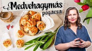 Medvehagymás pogácsa recept 🌿 tavaszi finomságok [upl. by Enahsed912]