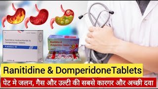 Ranitidine hydrochloride and domperidone tablets  ranitidine and domperidone tablets uses [upl. by Annairt]