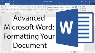 Advanced Microsoft Word  Formatting Your Document [upl. by Iden]