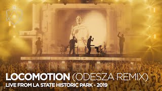 Locomotion ODESZA Remix  Live from LA State Historic Park 2019 [upl. by Saisoj411]