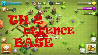 Th2 Base Town Hall 2 Best Defense Base 2022  Clash of Clans  Coc [upl. by Jorrie]