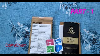 Solimo Tempered Glass Screen Protector for Xiaomi Redmi 13C 5G₹129154Part 1 sale 4k unboxing [upl. by Fromma110]