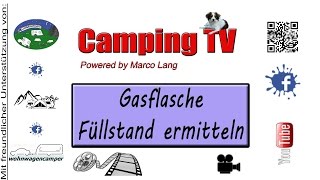 Gasflasche Füllstand ermitteln [upl. by Neetsirhc105]