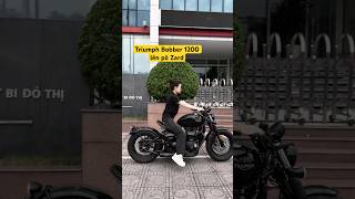 Triumph Bobber Custom  pô Zard nghe cũng rát tai luôn [upl. by Kurt229]