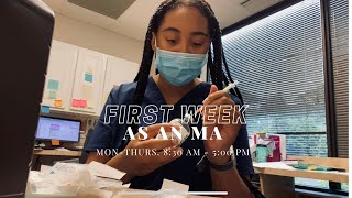 WELCOME TO MY CHANNEL MY FIRST WEEK AS A MEDICAL ASSISTANT [upl. by Agon]