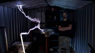 quick run of the dual MOT 6quot tesla coil [upl. by Sivlek]