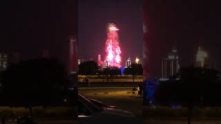 Burj Khalifa New Years Fireworks 2023 newyear2023 [upl. by Enelkcaj336]