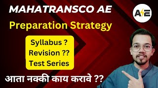 Mahatransco AE Preparation Strategy  Syllabus  Test Series  Revision  How to improve marks [upl. by Nasus]