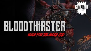 How to paint a Bloodthirster of Khorne  Drybrushing painting fire and molten effects [upl. by Arianne]