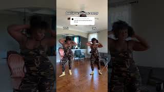 She almost had it 🤣 dancingtwins differentenergy hiphop glorilla [upl. by Alios]