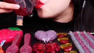 REVERSED ASMR EDIBLE FROG EGGS DRINKING SOUNDS EATING SOUNDS asmr mukbang [upl. by Caputo968]