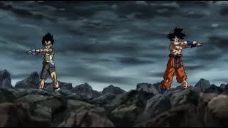 Goku And Vegeta Uses Fusion technique Vs Hearts [upl. by Ymma]