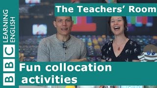 The Teachers Room Fun collocation activities [upl. by Ainevuol511]