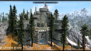 Shadowstar Castle  Skyrim Special Edition House Mod [upl. by Timmy]