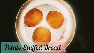 How To Make Potato Stuffed Bread [upl. by Terrab130]