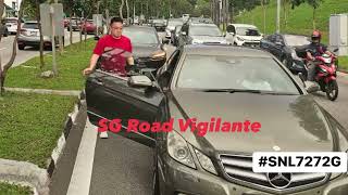 16feb2024 SNL7272G mercedes e250 causing an accident upset that camcar cut him off [upl. by Elocaj]