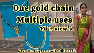 My Gold Jewellery collectionMultipurpose Chainmygoldjewellerycollectionviralvideotrendingforyou [upl. by Ricard]