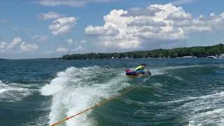 Conesus Lake tubing part 1 from iPhone [upl. by Akel]