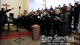 Zum Sanctus quotHeilig heilig heiligquot aus der Deutschen Messe von Franz Schubert [upl. by Ayak490]