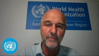 WHO Warns of Health Crisis in North Gaza Amid Polio Vaccination amp Hospital Damage – Press Conference [upl. by Bedwell118]