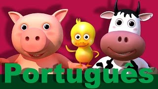 Seu MacDonald tinha um sítio  canções infantis  LittleBabyBum [upl. by Etep]