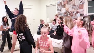 How Did I End Up Having 22 Cheerleaders SLEEPOVER at my house  The LeRoys [upl. by Einamrej]