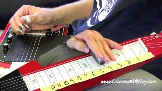 C6 Lap Steel Lessons  HD  Volume 1  Part A  by Lessons With Troy [upl. by Oicnerolf]