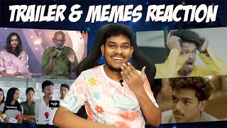 GOAT Trailer amp Memes Reaction🤣🤣 Thalapathy Vijay  Venkat Prabhu  Yuvan Shankar Raja  Tamil [upl. by Gnehp]