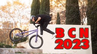 Le plus gros rassemblement street trial  Bcnstreettrials 2023 [upl. by Asatan]