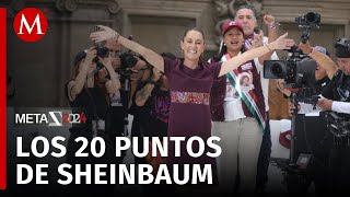 Estos son los 20 puntos que abordó Claudia Sheinbaum en su cierre de campaña [upl. by Hemminger55]