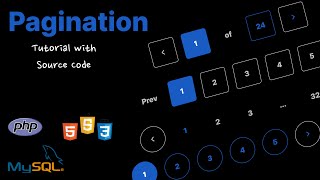Pagination Website Implementation Using PHP HTML Bootstrap with Source Code [upl. by Milda]