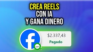 Cómo CREAR VIDEOS para FACEBOOK con Inteligencia Articial y GANAR DINERO 💰✅ [upl. by Rintoul920]