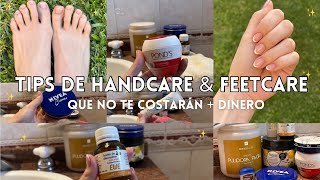 TIPS de CUIDADO de MANOS y PIES  con productos que ya tienes en casa 🤩🤚🏻✨🦶🏻 [upl. by Onahpets125]