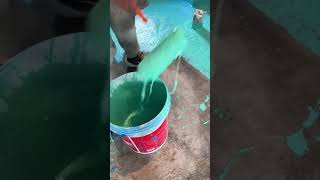 The process of applying waterproof coating [upl. by Ednyl]