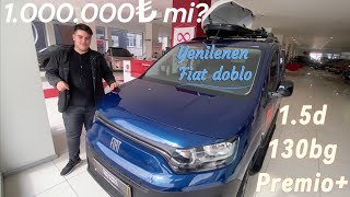 2024 Model Fiat Doblo Combi 15d 130bg Premio Plus FullFull paket inceleme videosu 4k [upl. by Euqirat]