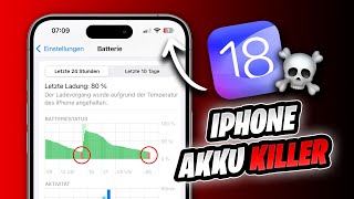 iOS 18 Akku schnell leer 🪫 DAS musst du TUN um Akku zu sparen [upl. by Tebor315]