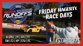 2024 SCCA National Championship Runoffs Presented by Sunoco  Hagerty Race Days  Friday [upl. by Paloma]