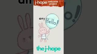 jhope welcome back project UPDATED [upl. by Caputto]