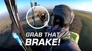 Paraglider Control Grab that brake [upl. by Greenfield]