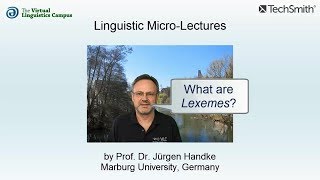 MOR020  Linguistic MicroLectures Lexemes [upl. by Pablo]