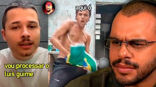 DIGGO VAI PROCESSAR LUÍS GUIME E ELE ESTÁ NEM AÍ  Maicon react [upl. by Kabob574]