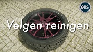 Hoe kan ik gemakkelijk en snel mijn velgen reinigen  GIJS Automotive [upl. by Suoirred]