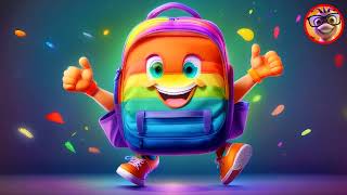 Rainbow Backpack Song Fun Childrens Songs Nursery Rhymes [upl. by Straub]